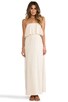 view 1 of 4 Strapless Tiered Maxi in Cream