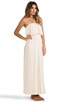 view 2 of 4 Strapless Tiered Maxi in Cream