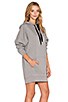 Hooded Sweatshirt Dress, view 2 of 4, click to view large image.