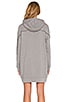 Hooded Sweatshirt Dress, view 3, click to view large image.