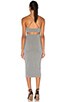 view 4 of 4 Strappy Cami Tank Dress in Heather Grey