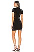 view 3 of 3 BODYCON 미니 원피스 in Black