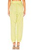 view 3 of 4 Wash Nylon Pant in Lime