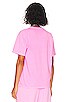 view 4 of 5 Essential Jersey Short Sleeve Tee in Pink Glo