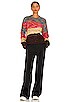 Milo Mixed Intarsia Sweater, view 4 of 4, click to view large image.