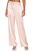 view 1 of 5 x Playboy Pajama Pant in Pamela Pink