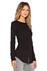 view 2 of 4 Mikaela Thermal Pullover in Black