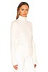 view 3 of 5 Button Turtleneck in Light Shell