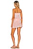view 3 of 3 Aina Dress in Smoke Peach & White