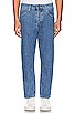 view 1 of 3 Slim Chopped Denim Jean in Highway Blue