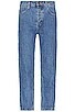 view 2 of 3 Slim Chopped Denim Jean in Highway Blue