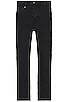 view 2 of 3 Slim Chopped Denim Jean in Aged Black