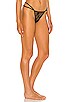 view 2 of 3 Mullberry Embroidered Thong in Black