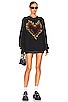 view 4 of 4 Burn Heart Jumper in Black