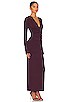 view 2 of 3 Calli Dress in Oxblood