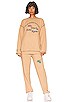 view 5 of 5 THE MAYFAIR ART CLUB You're the Inspiration Sweatpant in Tan