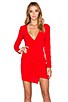 view 1 of 4 Next Time Long Sleeve Dress in Red