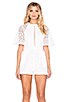 view 1 of 4 Southern Belle Playsuit in White