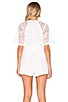 view 3 of 4 Southern Belle Playsuit in White