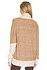 Peak Mohair Cardigan Camel & Oat Milk, view 4 of 5, click to view large image.