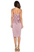 view 3 of 3 x Love Indie Sleeveless Scarlet Slip Dress in Mauve