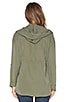 view 4 of 5 Hooded Anorak Jacket in Khaki