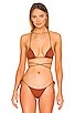 view 1 of 4 X REVOLVE Praia Long Cord Bikini Top in Coffee Bean