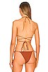 view 3 of 4 X REVOLVE Praia Long Cord Bikini Top in Coffee Bean