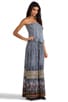 view 2 of 5 Tube Maxi Dress in Grey Print