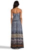 view 3 of 5 Tube Maxi Dress in Grey Print
