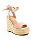view 2 of 5 Barca Wedge in Blush Kid Suede
