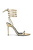 view 1 of 5 Millie Sandal in Gold Foil