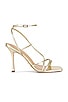 view 1 of 5 FRANCI サンダル in Gold Nappa Metallic
