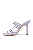 view 5 of 5 Foxie Sandal in Lilac Nappa