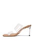 view 5 of 5 Chicago Sandal in Clear Vinylite & Skin Nappa