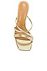 view 4 of 5 Fior Sandal in Gold Nappa Metallic