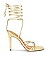 view 1 of 5 FELIZ サンダル in Gold Nappa Metallic