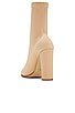 view 3 of 5 Lila Heeled Bootie in Nude Lycra