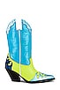 view 1 of 5 Western Boot in Turquoise & Apple