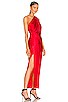 view 2 of 3 X REVOLVE Asymmetrical Draped Dress in Scarlet