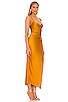 view 2 of 3 Strappy Wrap Dress in Turmeric
