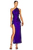 view 1 of 3 x REVOLVE Asymmetrical Draped Midi Dress in Violet