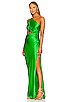 view 3 of 4 x REVOLVE One Shoulder Cut Out Gown in Palm