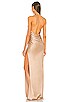 view 3 of 3 X REVOLVE Strappy Gathered Gown in Champagne