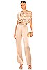 view 4 of 4 x REVOLVE Wide Leg Trouser in Champagne