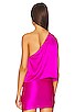 view 3 of 4 ТОП ONE SHOULDER in Fuchsia