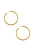 view 2 of 2 The Thick Hoop Earrings in Gold