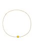 view 1 of 2 MINI HALO STONE TENNIS 목걸이 in Gold