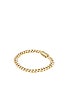 view 1 of 2 BAGUETTE CUBAN LINK 팔찌 in Gold