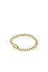 view 2 of 2 BAGUETTE CUBAN LINK 팔찌 in Gold